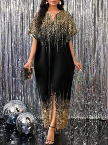 Spring, Summer, Autumn And Winter Elegant Office Party New Year Ladies Dresses