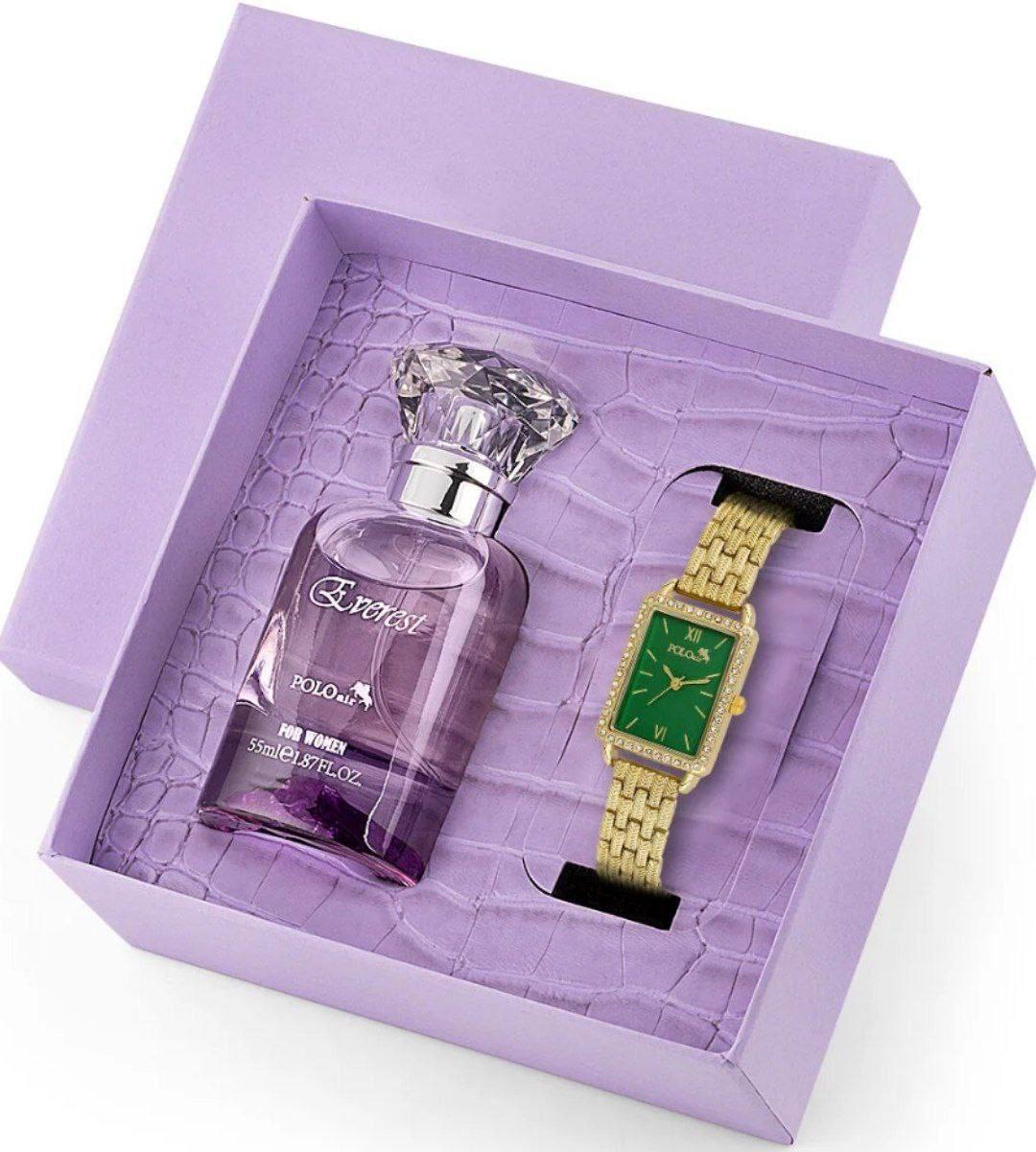 Gift ideas for Christmas! POLO AIR Women's Wristwatch & Perfume Gift Set